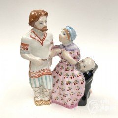 Скульптура "Сказка о попе и работнике его Балде"